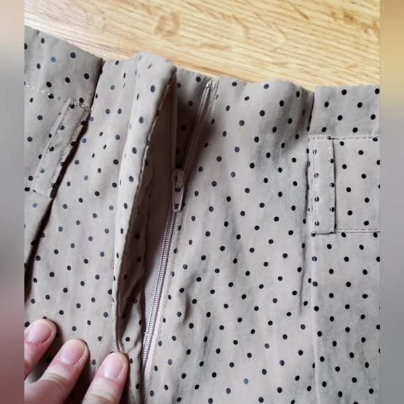 Ya Los Angeles High Waist Flare Polkadot Shorts - Picture 3 of 4